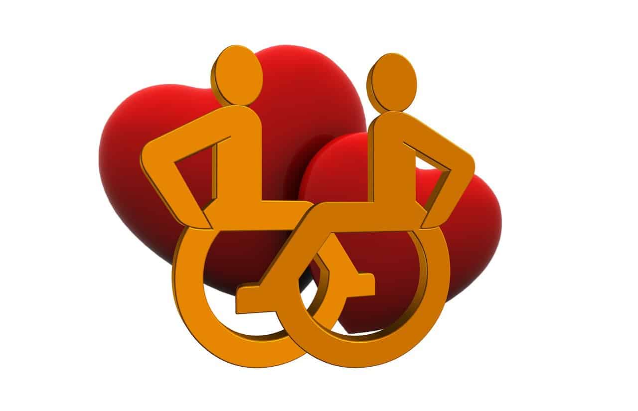 שני אנשים נכים